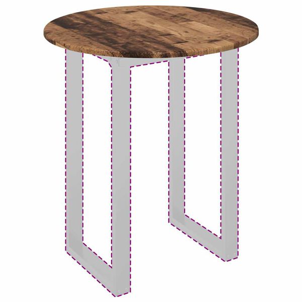 vidaXL Vrchn&aacute; doska Star&eacute; drevo 60 x 60 x 1,5 cm Kompozitn&eacute; drevo