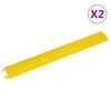 vidaXL Chr&aacute;niče k&aacute;blov 2 ks 98,5 cm žlt&eacute;