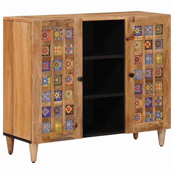 vidaXL Serv&iacute;rovacia skriňa s poličkou Pr&iacute;rodn&aacute; 90 x 33,5 x 75 cm