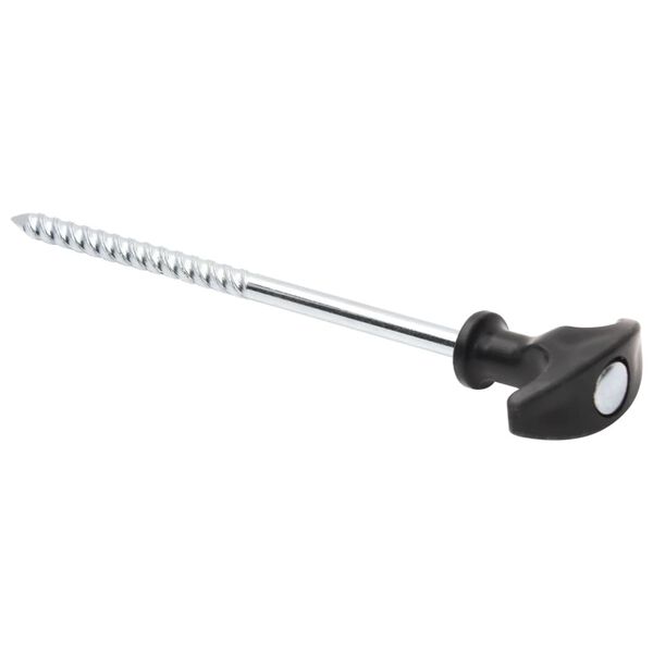 vidaXL Stanové kolíky 24 ks 20 cm Ø7 mm pozinkovaná oceľ