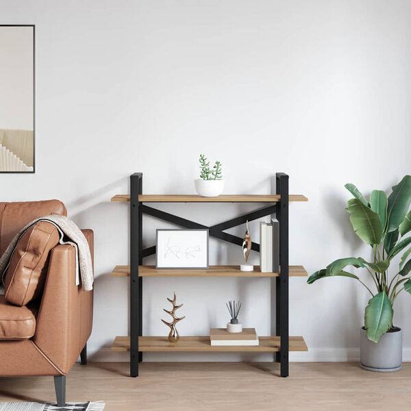 vidaXL Reg&aacute;l na knihy Remeseln&yacute; dub 100 x 33,5 x 102 cm