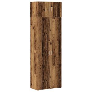 vidaXL &Uacute;ložn&aacute; skrinka 2 pcs Star&eacute; drevo 70 x 42,5 x 185 cm