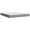 vidaXL Boxspring posteľ s matracom bledosivá 180x200 cm látka