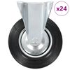 vidaXL 24 ks pevné kolieska 200 mm