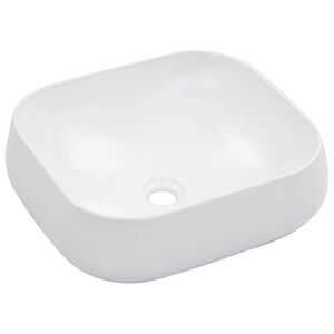vidaXL Um&yacute;vadlo 44,5x39,5x14,5 cm biele keramick&eacute;