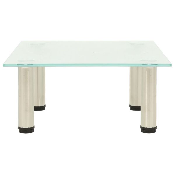 vidaXL TV stol&iacute;k, matn&yacute; 40x35x17 cm, tvrden&eacute; sklo