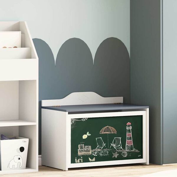 vidaXL Z&aacute;sobn&iacute;k s &uacute;ložn&yacute;m priestorom a tabuľou na p&iacute;sanie ROROS