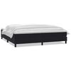 vidaXL Box Spring Posteľ s matracom Čierna 200x220 cm Zamat