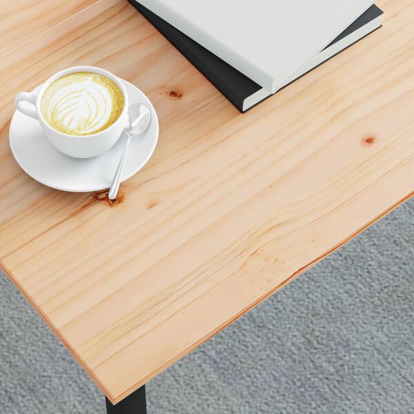 vidaXL Konferenčn&yacute; stol&iacute;k Pr&iacute;rodn&aacute; 80 x 80 x 45 cm