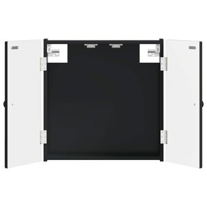 vidaXL Skriňa na terč EDE Čierna 52,5 x 10,5 x 53,5 cm