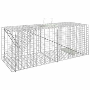 vidaXL Pasca na zvierat&aacute; 64,5x25x26,5 cm pozinkovan&eacute; železo