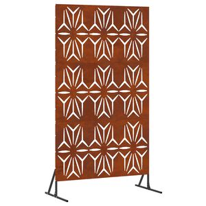 vidaXL Z&aacute;ves na zabezpečenie s&uacute;kromia 100 x 50 x 180 cm Hrdzav&yacute;