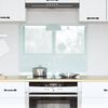 vidaXL Kuchynský backsplash Biela 80 x 60 cm tvrdené sklo