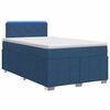 vidaXL Posteľ boxspring s matracom Modr&aacute; 120 x 190 cm L&aacute;tka