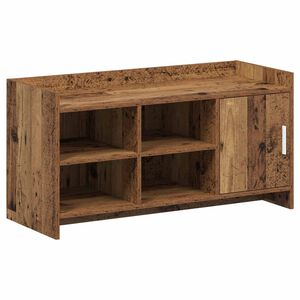 vidaXL Skriňa na top&aacute;nky s &uacute;ložiskom Star&eacute; drevo 100 x 39,5 x 51 cm