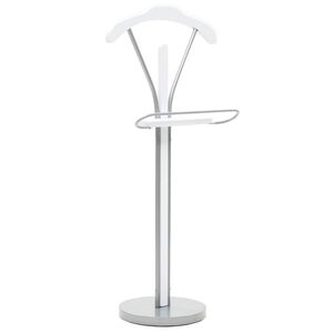 vidaXL Stojan na oblek 45x35x107 cm, biely