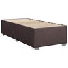 vidaXL Boxspring posteľ s matracom tmavohned&aacute; 100x200 cm l&aacute;tka