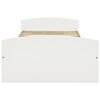 vidaXL Posteľn&yacute; r&aacute;m s 2 z&aacute;suvkami, biely, borovicov&yacute; mas&iacute;v 90x200 cm