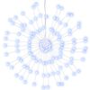 vidaXL Vianočn&eacute; hviezdicov&eacute; svetlo 140 LED studen&eacute; biele 17 cm