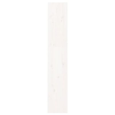 vidaXL Knižnica/deliaca stena biela 60x30x167,5 cm masívna borovica