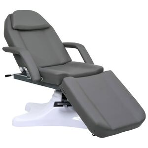 vidaXL Mas&aacute;žny st&ocirc;l, siv&yacute; 180x62x(86,5-118) cm