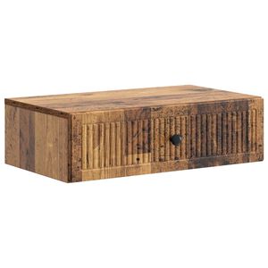 vidaXL N&aacute;stenn&yacute; bočn&yacute; st&ocirc;l Star&eacute; drevo 59 x 34,5 x 17 cm