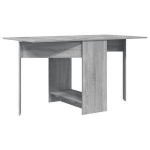 vidaXL Jed&aacute;lensk&yacute; st&ocirc;l 138 x 70 x 73,5 cm Kompozitn&eacute; drevo Siv&yacute; Sonoma