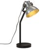 vidaXL Stolov&aacute; lampa 25 W starožitn&aacute; strieborn&aacute; 17x17x60 cm E27
