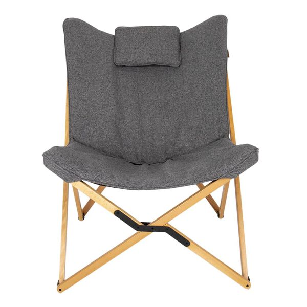 Bo-Camp Relaxačn&aacute; stolička Wembley L siv&aacute;