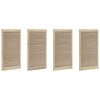 vidaXL Skř&iacute;ňov&eacute; dvere s dverami 4 ks Pr&iacute;rodn&aacute; 110 x 2,1 x 59,5 cm