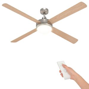 vidaXL Stropn&yacute; ventil&aacute;tor s osvetlen&iacute;m a diaľkov&yacute;m ovl&aacute;dan&iacute;m &Oslash; 130 cm