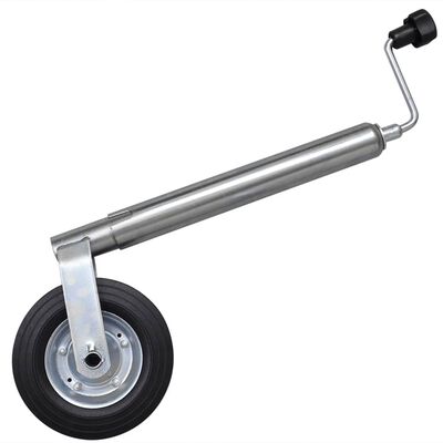 vidaXL Oporné koleso 48 mm s 1 delenou svorkou a kolesovými klinmi