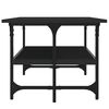 vidaXL Konferenčný stolík čierny 100x50x40 cm spracované drevo