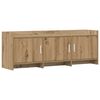 vidaXL TV skrinka 130 x 33 x 47 cm Dub artisan Kompozitn&eacute; drevo