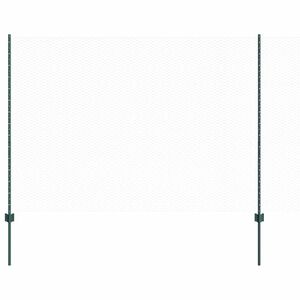 vidaXL Hexagon&aacute;lny plot s stĺpom 100 x 1,6 m PVC potiahnut&aacute; oceľ