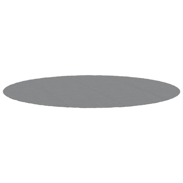 vidaXL Podložka pod bazén svetlosivá Ø500 cm polyesterová geotextília