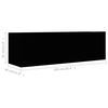 vidaXL 2-dielna s&uacute;prava TV skriniek čierna kompozitn&eacute; drevo