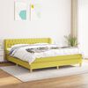 vidaXL Boxspring posteľ s matracom zelen&aacute; 180x200 cm l&aacute;tka