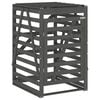 vidaXL &Uacute;ložn&yacute; box pre odpadkov&yacute; k&ocirc;&scaron; siv&yacute; 84x90x128,5cm mas&iacute;v. borovica