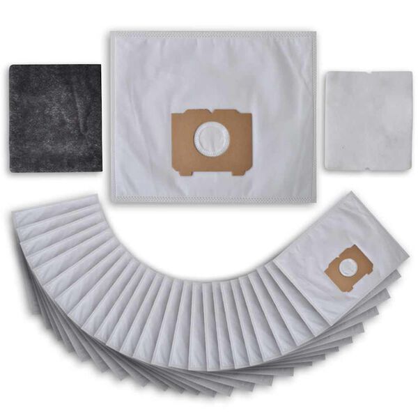 vidaXL 25-dielne vrecká do vysávača s filtrami pre AEG, Progress, Tornado