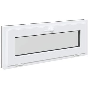 vidaXL Podkrovn&eacute; okno RISOR 100 x 40 cm PVC a sklo Antracitov&aacute;