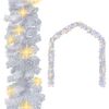vidaXL Vianočn&aacute; girlanda s LED svetielkami 20 m, biela