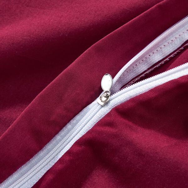 vidaXL Posteľn&aacute; bielizeň, v&iacute;nov&aacute; 155x220/80x80 cm