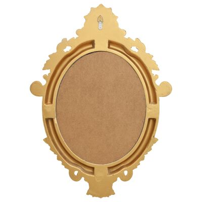 vidaXL Nástenné zrkadlo v zámockom štýle 56x76 cm zlaté