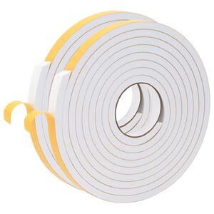 vidaXL Samolepiaca penov&aacute; p&aacute;ska 2 ks Biela 15mm x 5m CR Pena