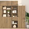 vidaXL Highboard Remeseln&yacute; dub 50 x 42,5 x 185 cm Kompozitn&eacute; drevo