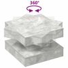VidaXL Konferenčný stolík otočný 360 stupňov betónovosivý 50x50x34,5cm
