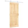 vidaXL Posuvn&eacute; dvere Pr&iacute;rodn&aacute; a biela 85 x 210 cm