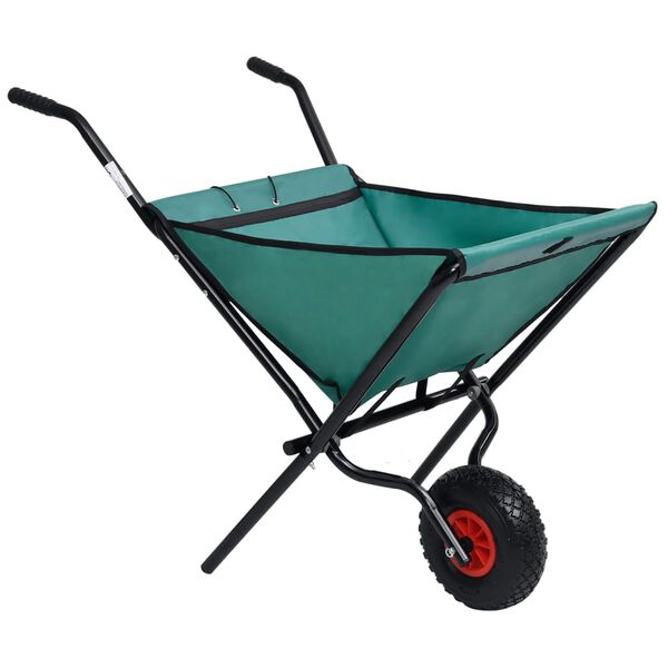 vidaXL Skladac&iacute; z&aacute;hradn&yacute; f&uacute;rik 60 l zelen&yacute;