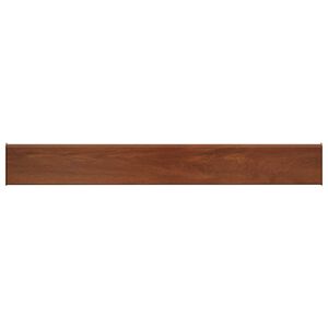 vidaXL Parapetn&eacute; dosky Hned&eacute; drevo 80 x 15 x 4,5 cm PVC